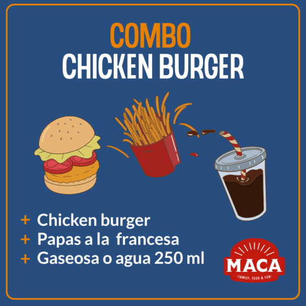 COMBO CHICKEN BURGER