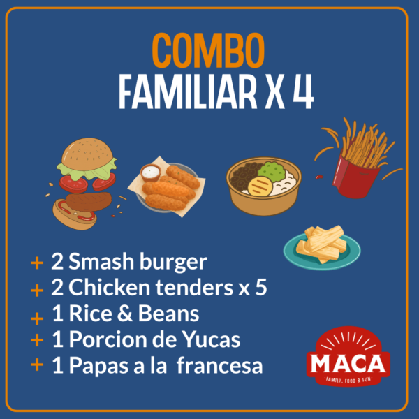 COMBO FAMILIAR X4