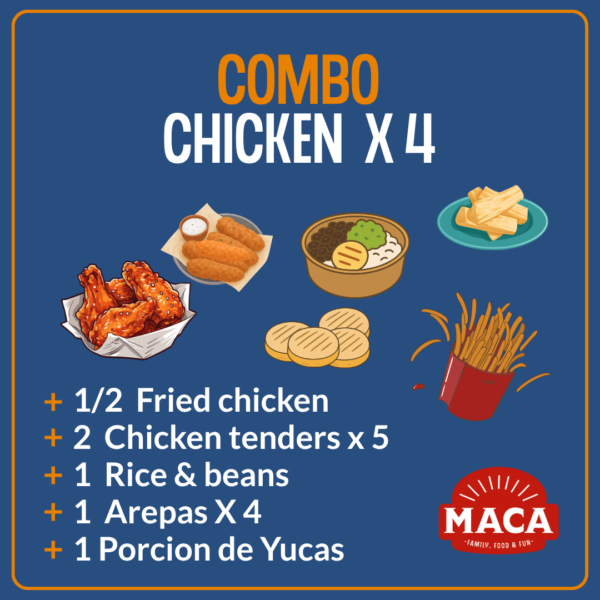 COMBO CHICKEN X4