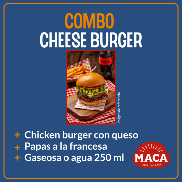 COMBO CHESSE BURGER