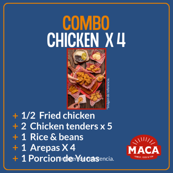 COMBO CHICKEN X4