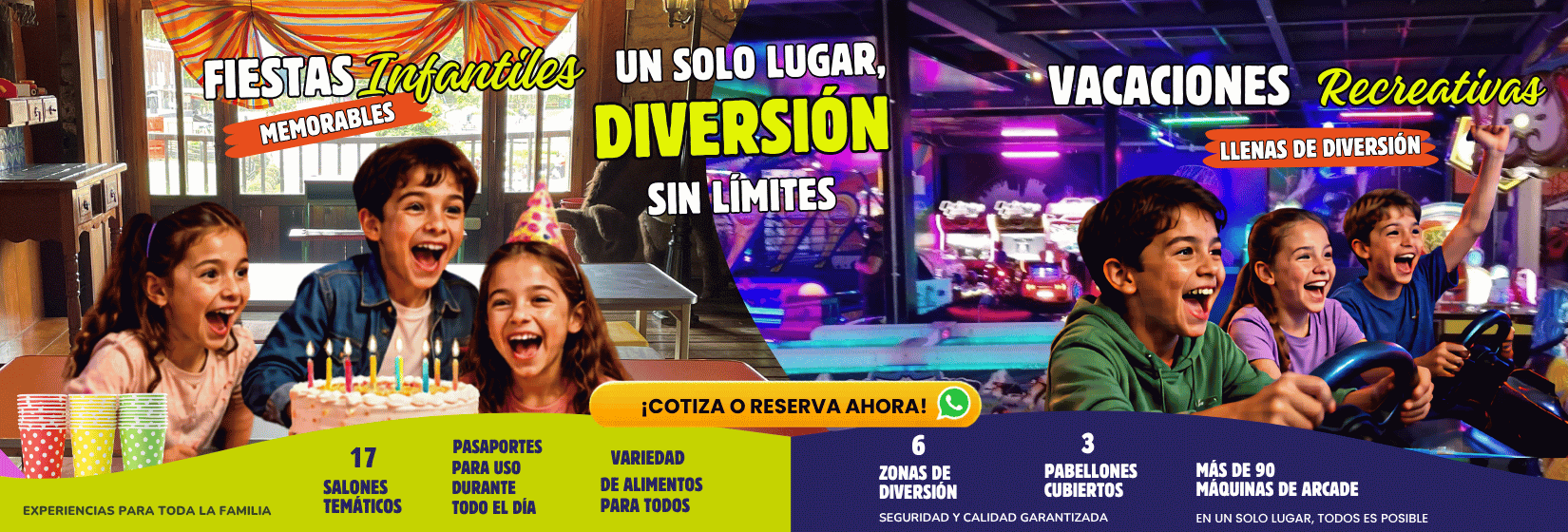 Fiestas Infantiles y Vacaciones Recreativas